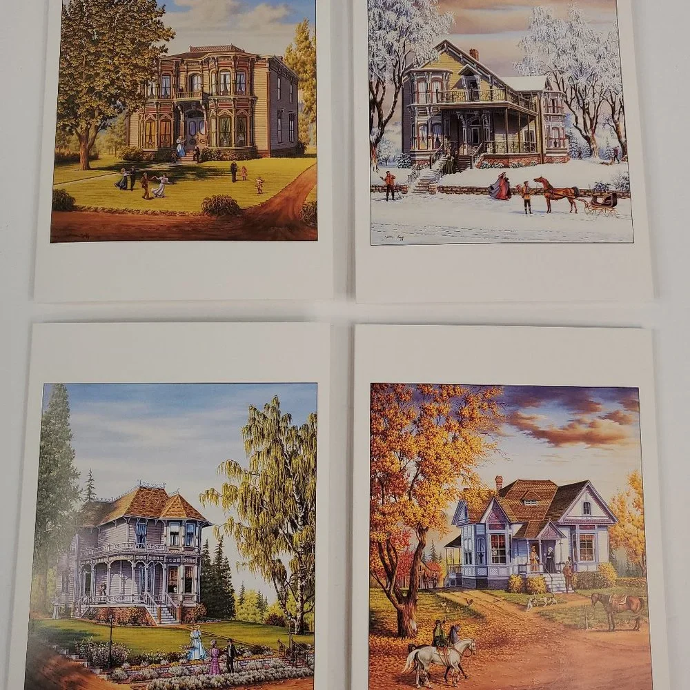 Historic 1880's Ashland,‎ OR Paintings BLANK Notecards & Envelopes 18 Pk. 5x7